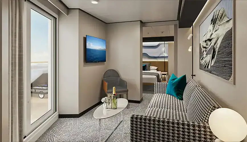 SI Aft Suite with large balcony